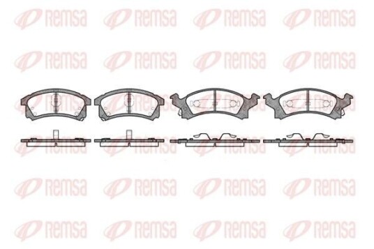 Bremseklosser REMSA 0538.04 Bremseklosser REMSA 0538.04
