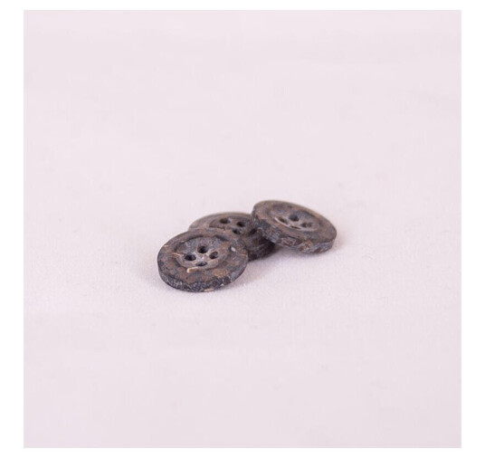 Knapp av resirkulert kokosnøtt 12mm Knapp av resirkulert kokosnøtt 12mm