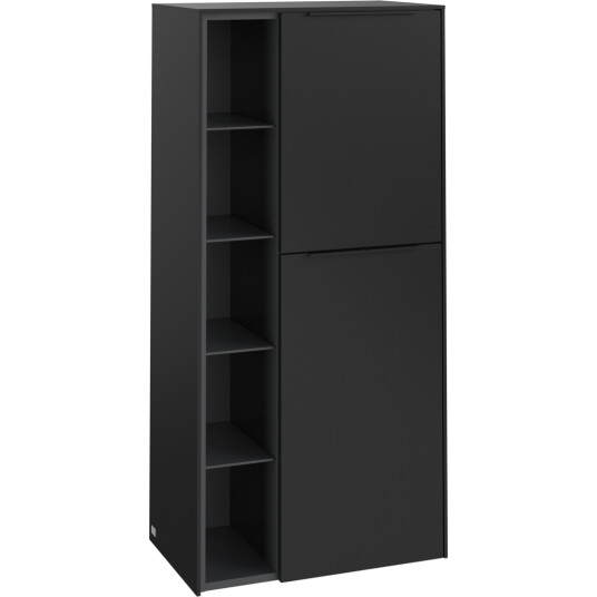 VILLEROY & BOCH SUBWAY 3.0 SIDESKAP 57X120 HØYRE VOLCANO BLACK HÅNDTAK I MØBELETS FARGE VILLEROY & BOCH SUBWAY 3.0 SIDESKAP 57X120 HØYRE VOLCANO BLACK HÅNDTAK I MØBELETS FARGE