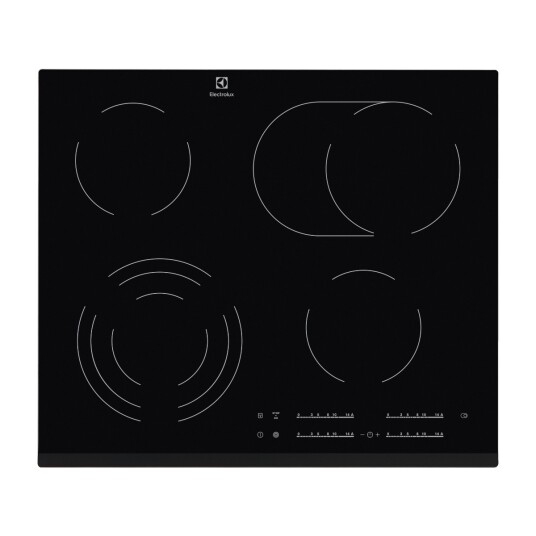 Electrolux HOC650F 60 cm Keramisk Platetopp med FishZone Svart
