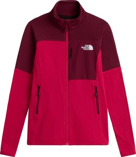 The North Face W Polartec Powergrid Stormgap Jacket Lali Guran/Burgundy Cru