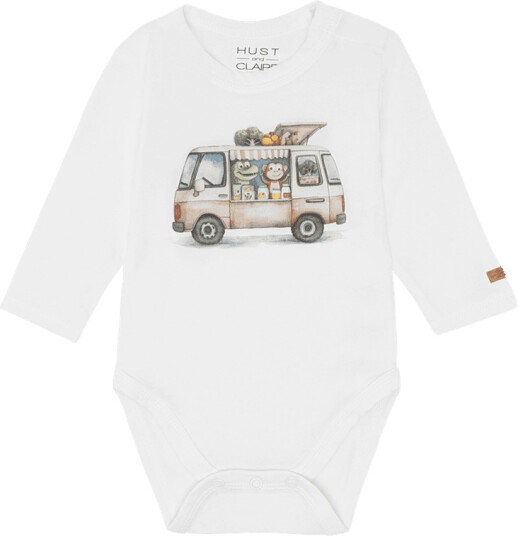 Hust & Claire Billy body bil med grønnsaker ivory 80