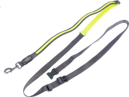Nomad Tales Spirit Usb Led Joggebånd I Neongult Og Grått 180 250 cm Lang 25 Mm Bred