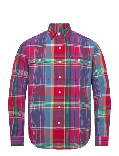 Polo Ralph Lauren Classic Fit Plaid Oxford Workshirt   Multi/patterned   S