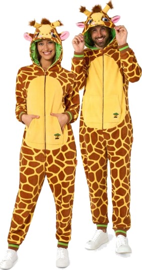 Oppo Giraff Onesie/Kigurumi Unisex Kostyme til Voksen Opposuits