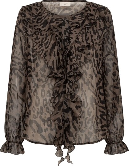 FREE/QUENT Fqditte Blouse MOREL W. BLACK L