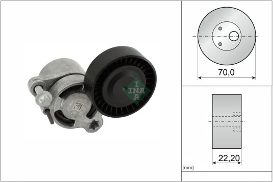 Remstrammer, vifterem INA 534 1006 10 Remstrammer, vifterem INA 534 1006 10