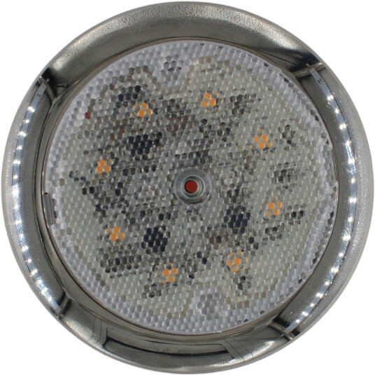 Lampe hvit/blå LED m/bryter Procyon II krom Lampe hvit/blå LED m/bryter Procyon II krom