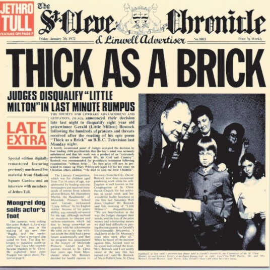 Jethro Tull  Thick As A Brick (Steven Wilson Mix)  LP/Vinyl