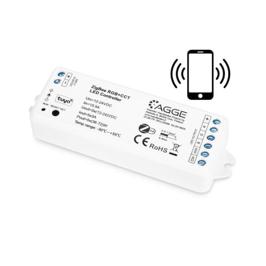 Driver for LED stripe AGGE RGB+CCT Colour Zigbee Controller Kun driver