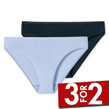 Schiesser Truser 2P Modal Essentials Tai Marine/Blå modal 36 Dame