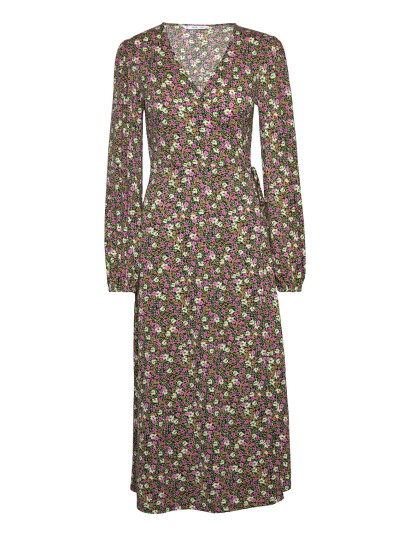 Mango Printed Cut-Out Detail Dress - Multi/patterned - XS Mango Printed Cut-Out Detail Dress - Multi/patterned - XS