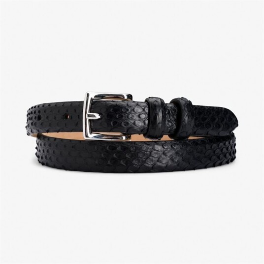Gavazzeni Genuine Python Leather - Nero Gavazzeni Genuine Python Leather - Nero