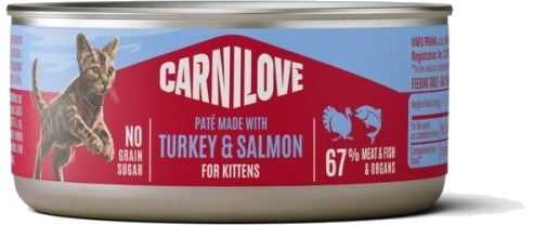 Carnilove Kitten Kalkun Laks Våtfôr 100 G Carnilove Kitten Kalkun Laks Våtfôr 100 G