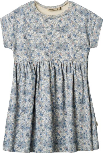 Wheat Jersey Dress S/S Emilie Blue 122