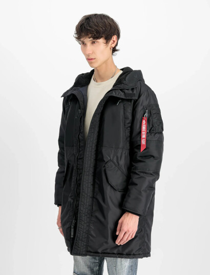 Alpha Industries Studio Field Parka - Black - XL