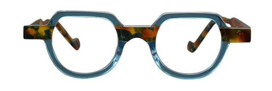Eo Selection Runde briller Havana fra eo-Selection Blå Acetate rund Large