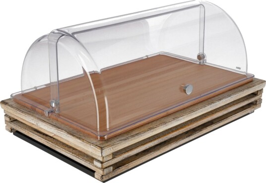 VEGA Buffet Display Natchez middels GN 1/1 tre GN 1/1 57.5x37x27.7 Transparent