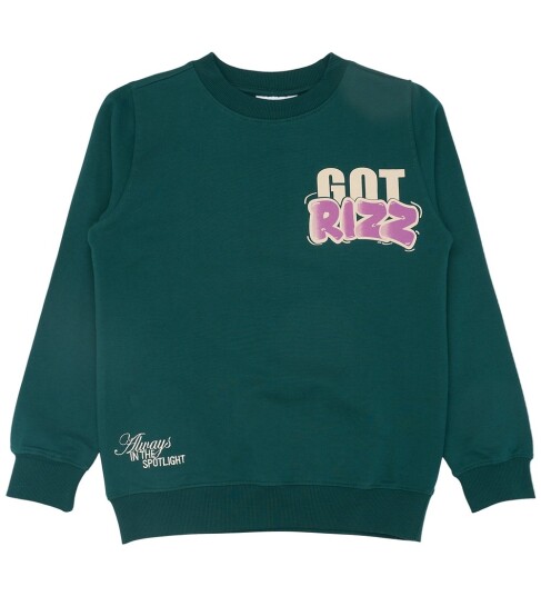 The New Tnreg Sweatshirt Green 110/116 The New Tnreg Sweatshirt Green 110/116