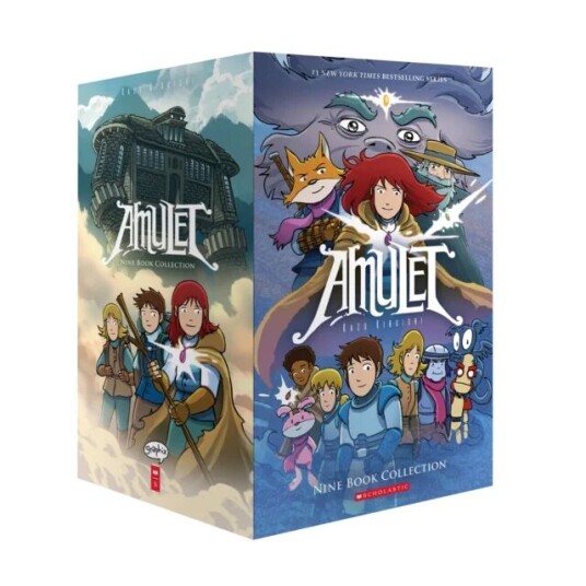 Amulet Box Set 1-9 Graphix Av Kazu Kibuishi