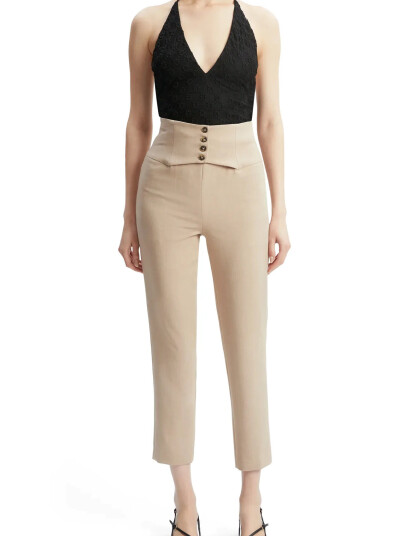 Bardot Corset Pant - Cream - 34 Bardot Corset Pant - Cream - 34