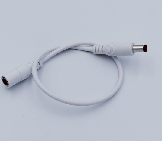 DC Forlengerkabel   30 cm 5V 48V hvit