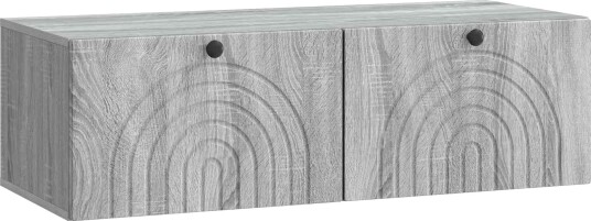 Vegghengt TV skap Grå sonoma 99 x 41 x 30 cm Konstruert tre Vegghengt TV skap Grå sonoma 99 x 41 x 30 cm Konstruert tre
