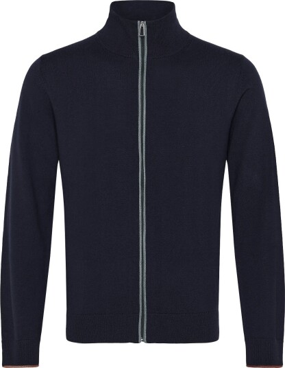 PS Paul Smith Mens Cardigan Zip Thru 49_VERY DARK NAVY S