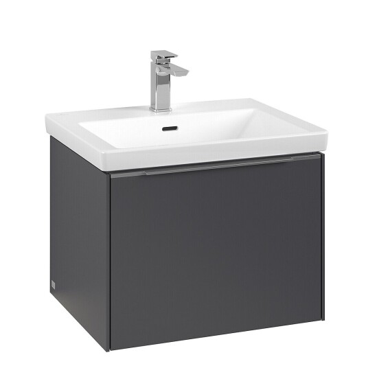 Villeroy & Boch  Subway 3.0 Servantskap m/1 skuff 572x429x478 mm Grafitt Matt
