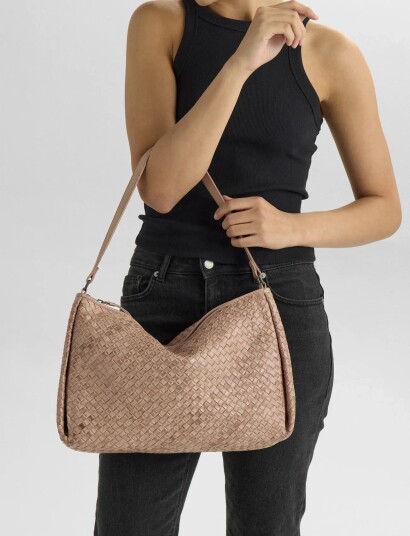 Markberg Claudiambg Bag Weave Beige ONE SIZE Markberg Claudiambg Bag Weave Beige ONE SIZE