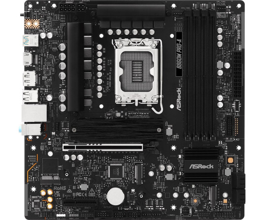 ASRock B860M Pro-A Micro ATX Hovedkort LGA1851 med DDR5 og USB-C 3.2 ASRock B860M Pro-A Micro ATX Hovedkort LGA1851 med DDR5 og USB-C 3.2