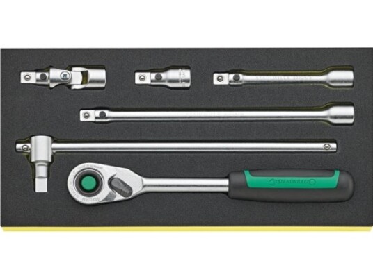 Stahlwille Tcs 1/2 Zoll-512/6 Qr, Pipenøkkelsett, 6 Stykker, Sort, Grønn, Sølv, 175 Mm, 350 Mm, 35 Mm Stahlwille Tcs 1/2 Zoll-512/6 Qr, Pipenøkkelsett, 6 Stykker, Sort, Grønn, Sølv, 175 Mm, 350 Mm, 35 Mm