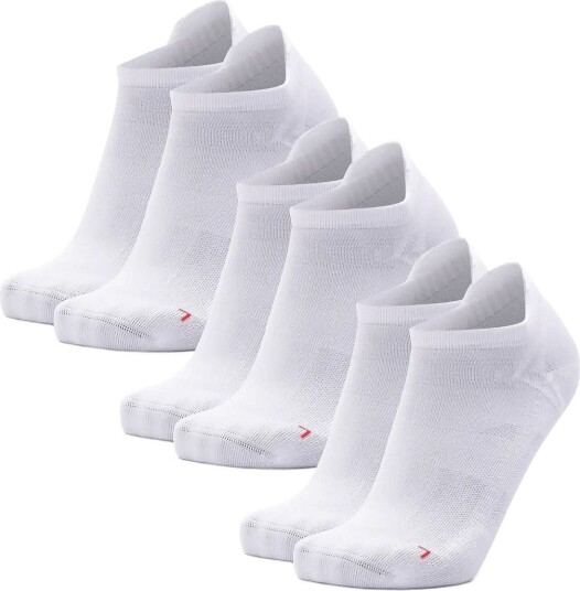 Danish Endurance Classic Sports Low Cut Socks 3 Pack   WHITE   43 47