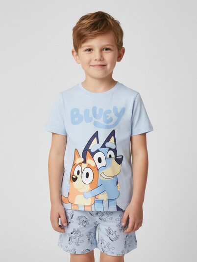 Bluey Pysjamas Lyseblå 104 110