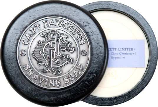 Captain Fawcett Luksus Barberingssåpe i Treskål Captain Fawcett Luksus Barberingssåpe i Treskål