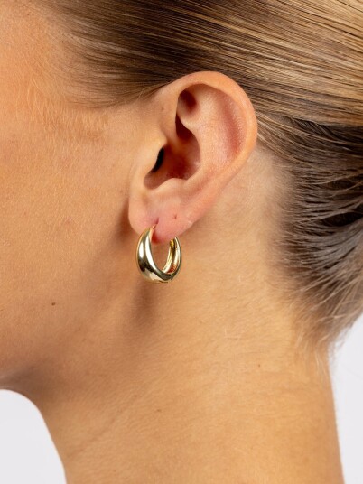Snö Of Sweden Union Honey Drop Ring Ear 20mm Gull ONE SIZE
