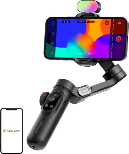AOCHUAN X Pro Gimbal with RGB Lighting (Black) AOCHUAN X Pro Gimbal with RGB Lighting (Black)