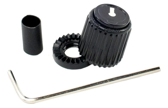 D'addario PW-LNS-01B LokNob Small Plastic Black