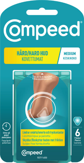 Compeed Plaster Hard Hud 6 stk.