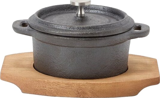 Anders Petter Classic minigryte 10 cm svart/natur Anders Petter Classic minigryte 10 cm svart/natur