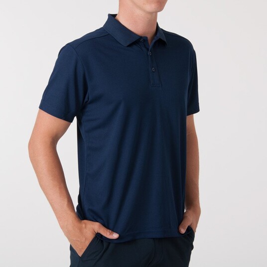 Cutter & Buck Kelowna Blå Golf pologenser herre Dark Navy (580) X Large