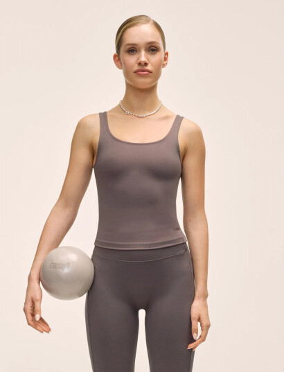 Casall Scoop Tank Grey XL