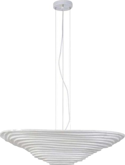 Nebulis pendellampe M 2 lyskilder. Lengde 82 cm hvit   Forestier   Stue   Design   Stoff / Tekstil   Med skjerm