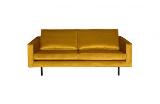 BePureHome - Rodeo 2,5 pers. sofa fløyel - Okker