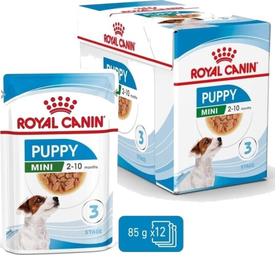 Royal Canin Mini Puppy Våtfôr for små valper 12 x 85 g