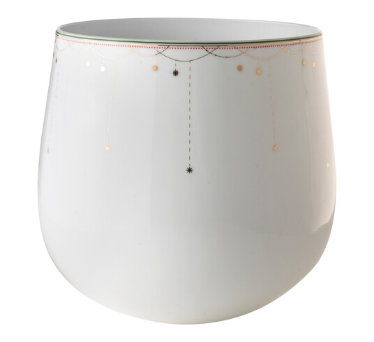 Wik & Walsøe  Julemorgen Girlander krukke 21 cm
