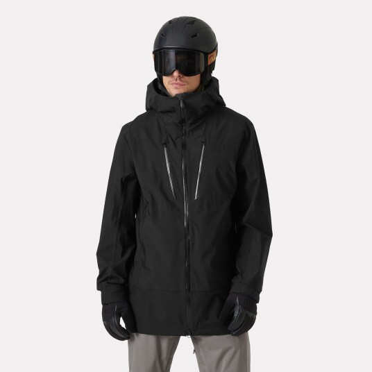 Helly Hansen Alpha Ski Lang Skalljakke Herre Svart M