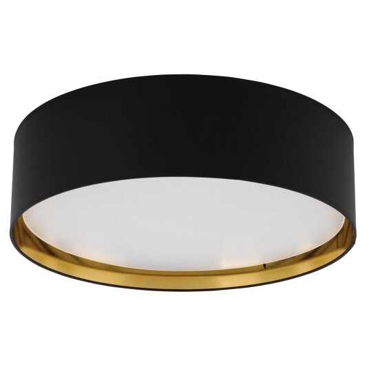 Bilbao taklampe 60 cm - Svart / Gullfarget
