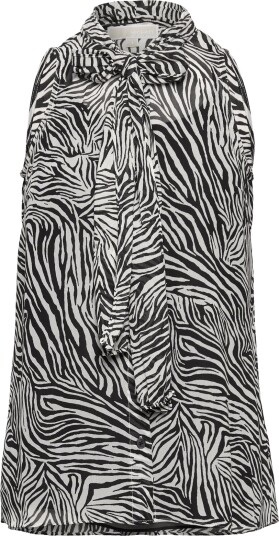Michael Kors Sat Zebra Bow Top Multi/patterned S