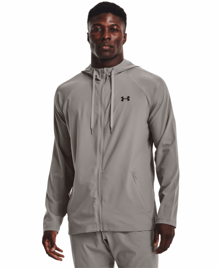 Under Armour Wvn Perforated Pewter/Black Pewter/Black XS